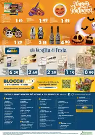 Volantino SeBón Supermercati Pagina 12: Walcor Horrorween Retina Monete €1,49, Haribo vampiri frutta e liquirizia €1,19