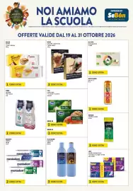 Volantino SeBón Supermercati Pagina 16: Mentadent dentifricio €2,49, Yoga succhi di frutta €5,00