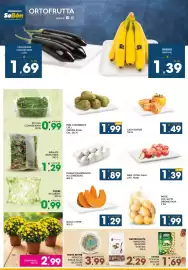Volantino SeBón Supermercati Pagina 6: Funghi champignon €1,89, Cuore di iceberg €0,99