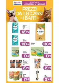 Volantino Ayoka Pagina 10: 8in1 Tasties Calcium Bones €2,49, Oasy dog biscotti ripieni per cuccioli €1,59
