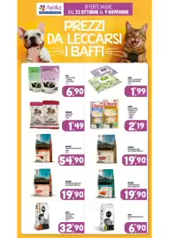Volantino Ayoka Pagina 16: Bravery dog medium large adult ibérico maiale €19,90, Bravery dog medium large adult salmon €19,90
