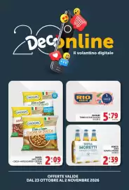 Volantino Deco Supermercati Pagina 29: Orogel virtù zuppa zucca €2,09, Birra Moretti filtrata a freddo €2,39
