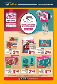 Volantino Deco Supermercati Pagina 41: Purina One Croccantini per gatti €2,49, Purina One Mini Bocconcini per cani €1,99