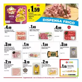 Volantino Sì con te Supermercati Pagina 11: Chitarrine/Tagliatelle all'uovo Qi con te Chef €3,19