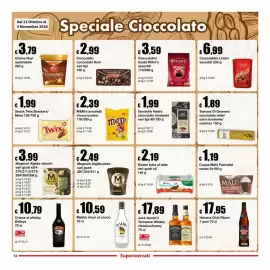 Volantino Sì con te Supermercati Pagina 12: Tavolette Vanini cioccolato fondente €1,99, Kinder fetta al latte €2,19