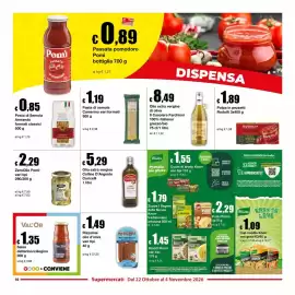Volantino Sì con te Supermercati Pagina 16: Olio extra vergine Colline D'Argento Coricelli €5,29