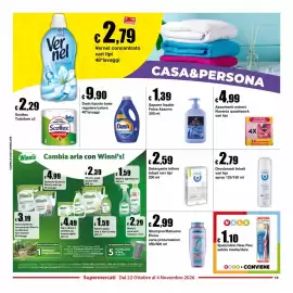 Volantino Sì con te Supermercati Pagina 19: Sapone liquido Felce Azzurra €1,39, Detergente intimo Infasil €2,59