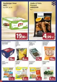 Volantino Docks Cash&Carry Pagina 26: Tris di Verdure in Tempura OROGEL €7,19, Newburger Halal MEC €19,90