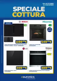 Volantino Euronics Pagina 1: Piano induzione combiinduction con cappa integrata serie 4 €1.199,99