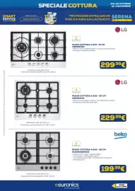 Volantino Euronics Pagina 12: Piano cottura a gas LG €229,99, Piano cottura a gas LG €299,99