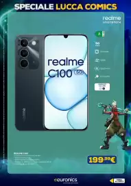 Volantino Euronics Pagina 10: Realme C100 €199,99