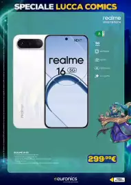 Volantino Euronics Pagina 11: Realme 16 5G €299,99