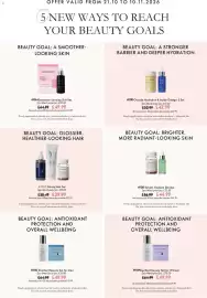Oriflame catalogue Page 10: Bright, Radiant Skin Set €44,99, Glossy Hair Set €29,99