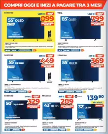 Volantino Elettrosintesi Pagina 2: Samsung Smart TV OLED 55S8 €899,00, TCL SMART TV 85T69C €799,00