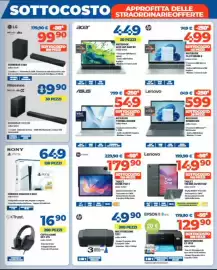 Volantino Elettrosintesi Pagina 3: Epson multifunzione ET-1810 €129,90, Sony PS5 console chassis e disc €649,00