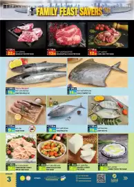 Hashim Hypermarket catalogue Page 3: FAMILY FEAST SAVERS تشاك الجاموس الهندي ٥٠٠ جم - .99 INDIAN BUFFALO CHUCK PER 500GM