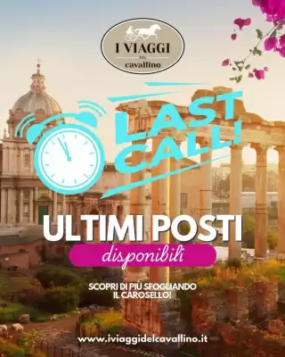Volantino I Viaggi del Cavallino (valido fino al 31-10)