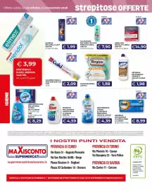 Volantino Maxisconto Pagina 12: Colorazione per capelli ritocco perfetto L'oreal €7,90, Shampoo per capelli Clear €1,99