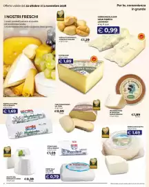 Volantino Maxisconto Pagina 2: Robiola di capra Stella Bianca €1,69, Tuma d' Martiniana Val Form €0,99