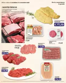 Volantino Maxisconto Pagina 4: Tritata sceltissima di bovino adulto piemontese €18,99, Hamburger di suino Tre Valli €3,49