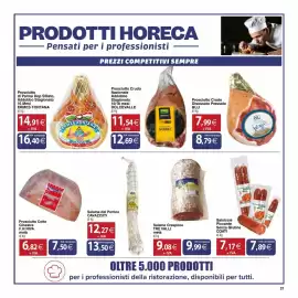 Volantino Docks Cash&Carry Pagina 21: Prosciutto Crudo Disossato Pressato BLU €7,99