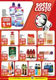 Volantino Vivo Supermercati Pagina 4: Passata di pomodoro Mutti €5,34, Bibita Sanpellegrino €1,00