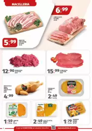 Volantino Vivo Supermercati Pagina 8: Busto di pollo giallo martini club del pollo d'oro €4,99, Cordon bleu AIA €2,49