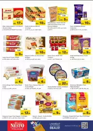 Nesto catalogue Page 4: CONGARGA ÜLKER CHOCOSANDWICH Parle-G Parle-G Sandwich كريمة غنية Cece Crea 22.99 AED 17.99 Parle-G