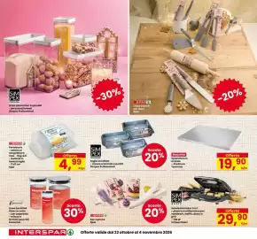 Volantino Interspar Pagina 10: Linea contenitori impilabili - per pasta/cereali Simpex Professional