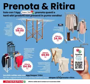 Volantino Interspar Pagina 6: Stendibiancheria Airone €119,00, Indossatore Maxi faggio €84,90