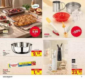 Volantino Interspar Pagina 7: Bis pirofile Guardini €9,99, Linea dolci Delicia Tescoma