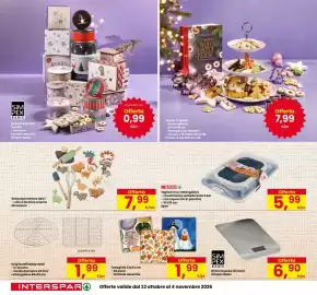 Volantino Interspar Pagina 8: Tovaglioli €1,99, Alzata 3 ripiani €7,99