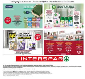 Volantino Interspar Pagina 16: Deodorante per ambiente Freshmatic erogatore + ricarica da 250 ml Air Wick €6,99