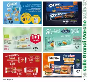 Volantino Interspar Pagina 9: Colussi Biscotti assortiti €0,99, Oreo Spooky €0,99