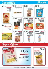 Volantino Caramico Pagina 12: Beretta tramezzino leg.salmone&phil.light €1,44, KV Salmone Norvegese €2,30