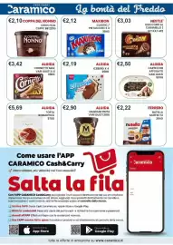 Volantino Caramico Pagina 17: Maxibon classic Nestlé €2,12, Iceberger Algida €2,19