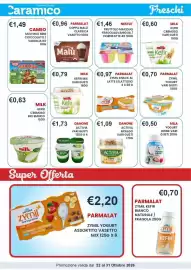 Volantino Caramico Pagina 8: Parmalat Zymil snack al latte s/lattosio €0,97, Milk Kefir cremoso bio bianco €0,63