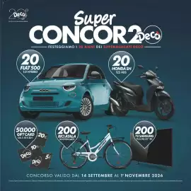 Volantino Deco Iperstore Pagina 2: 11 Deco 2 2006-2026 Da 20 anni la tua scelta quotidiana Super CONCOR2Deco 20 FIAT 500 1.0