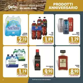 Volantino Deco Iperstore Pagina 8: Pepsi Cola Classica/Zero €1,89, Sant'Anna acqua naturale €2,10