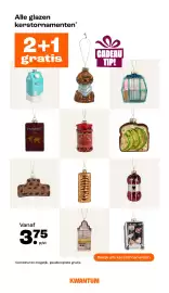 Kwantum folder Pagina 10: Alle Glazen Kerstornamenten €3,75