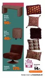 Kwantum folder Pagina 3: Fauteuil Calabria Roest €175,00, Poef Modica €40,00
