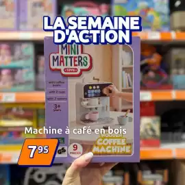 Catalogue Action semaine 43 page 1: Machine a cafe en bois €7,95