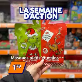 Catalogue Action semaine 43 page 3: Masques pieds et mains €1,79