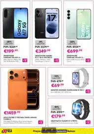 Folheto Radio Popular Página 4: Monitor atividade xiaomi band 10 pro s €69,99, Smartwatch huawei fit 5 preto €179,99