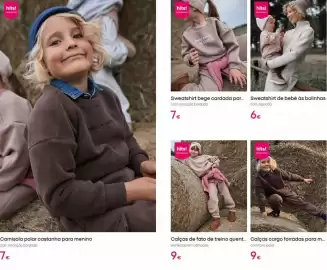 Catálogo Pepco Página 3: Com - sweatshirt de bebe as bolinhas €6,00, Com - sweatshirt bege cardada par €7,00