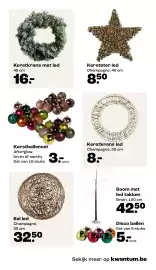Kwantum folder Pagina 11: Kerstballenset €3,00, Kerstkrans met led €16,00