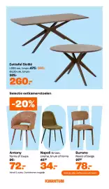 Kwantum folder Pagina 14: Eettafel Sicilië €260,00, Napoli €34,00