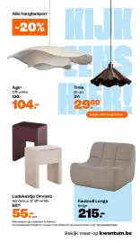 Kwantum folder Pagina 15: Ladekastje Orvierto €55,00, Fauteuil Longa €215,00