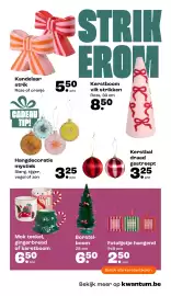 Kwantum folder Pagina 5: Hangdecoratie mystiek €3,25, Mok teckel, gingerbread of kerstboom €6,50