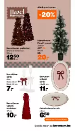 Kwantum folder Pagina 9: Kerstboom pailletten €12,50, Kerstboom Fiss Frosted €20,00